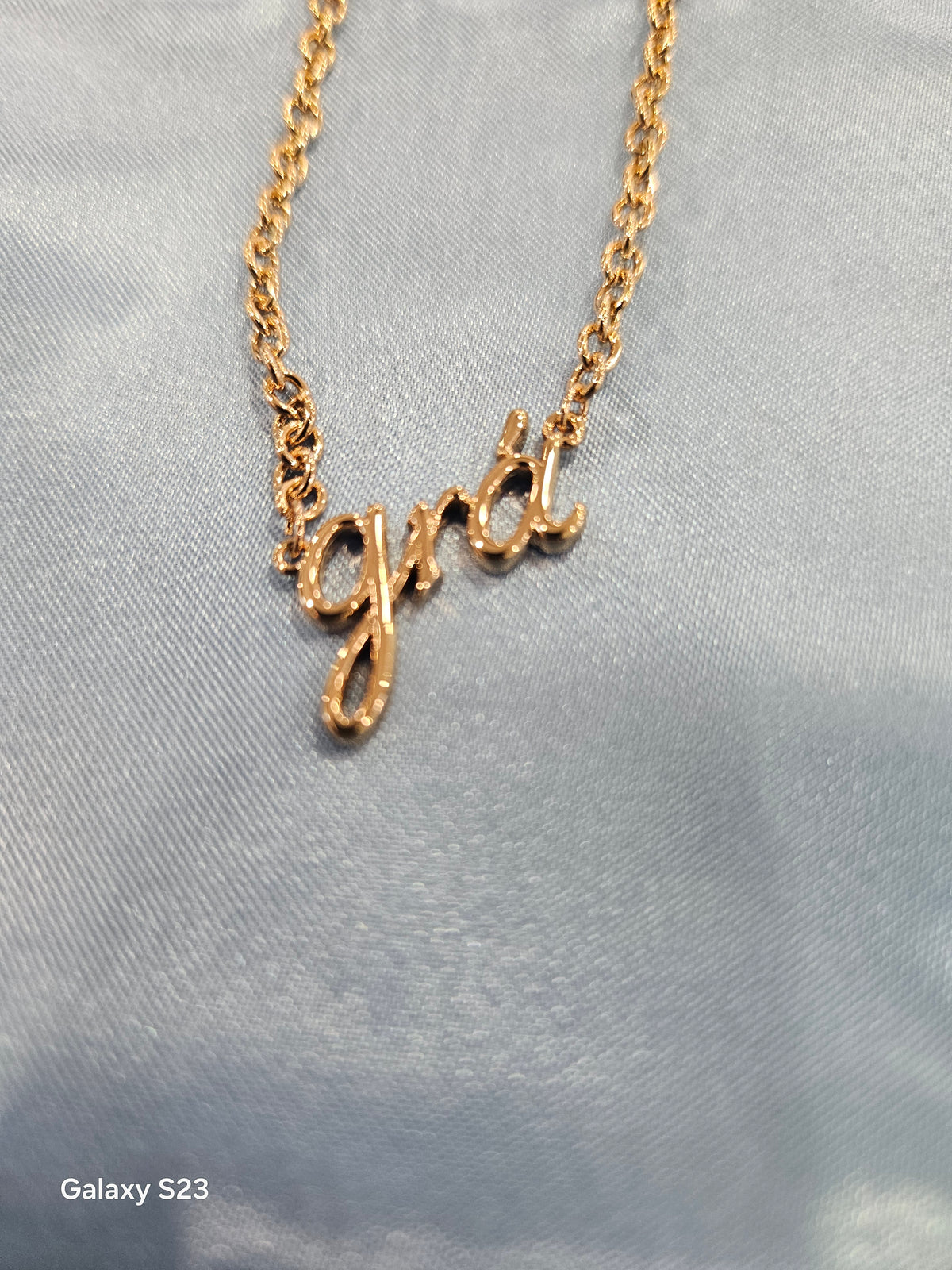 Goldplated Necklace Gra
