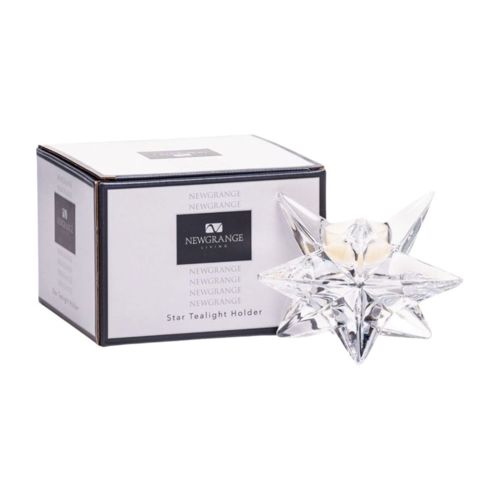 Newgrange Star Glass Tealight Holder