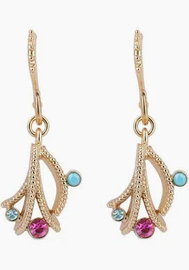 Newbridge Pink & Turquoise Earrings