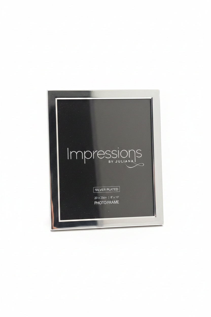 Silverplated Photo Frame Flat Edge 6x8