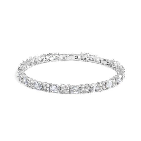 Newbridge Silver Plated Cubic Zirconia Bracelet