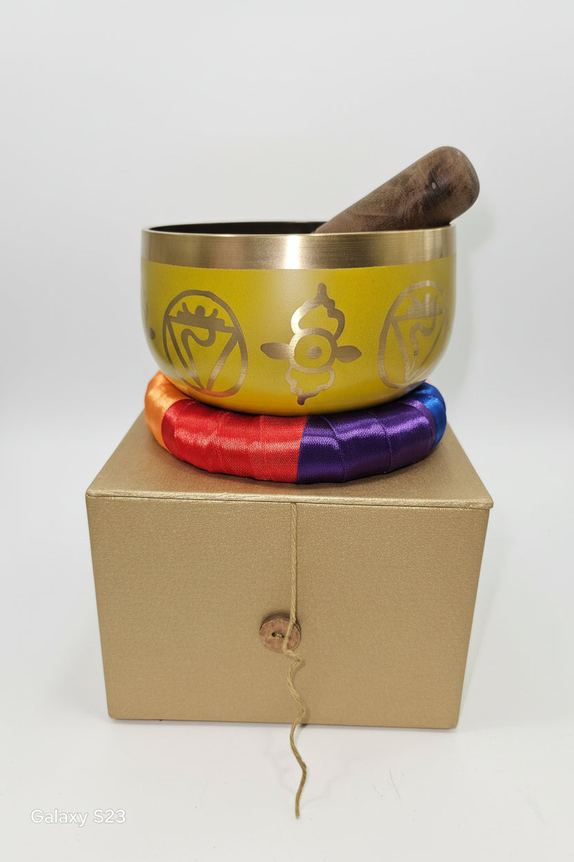 Solar plexes chakra singing bowl