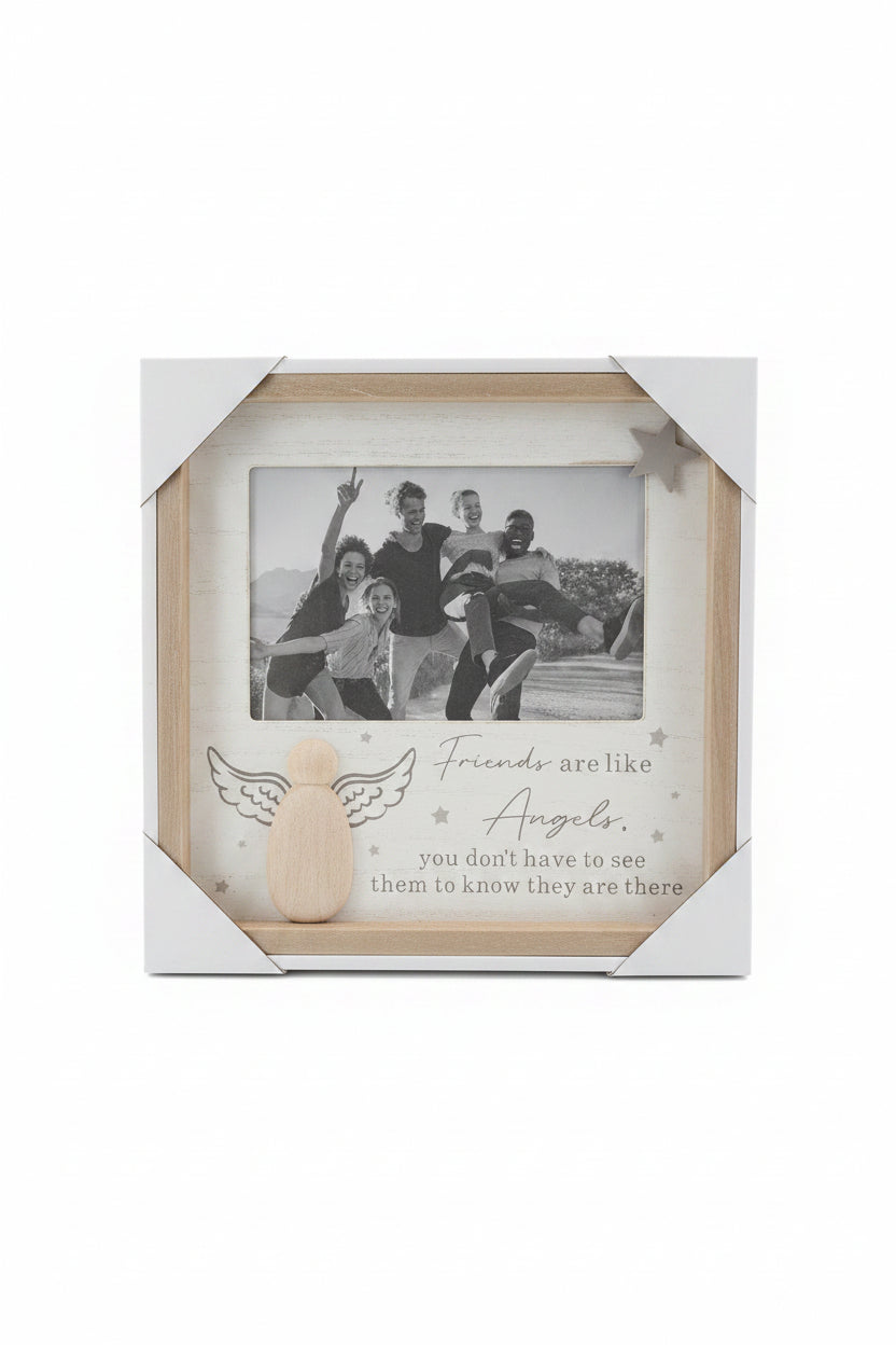 "Friends are like Angels" Photo Frame 4×6