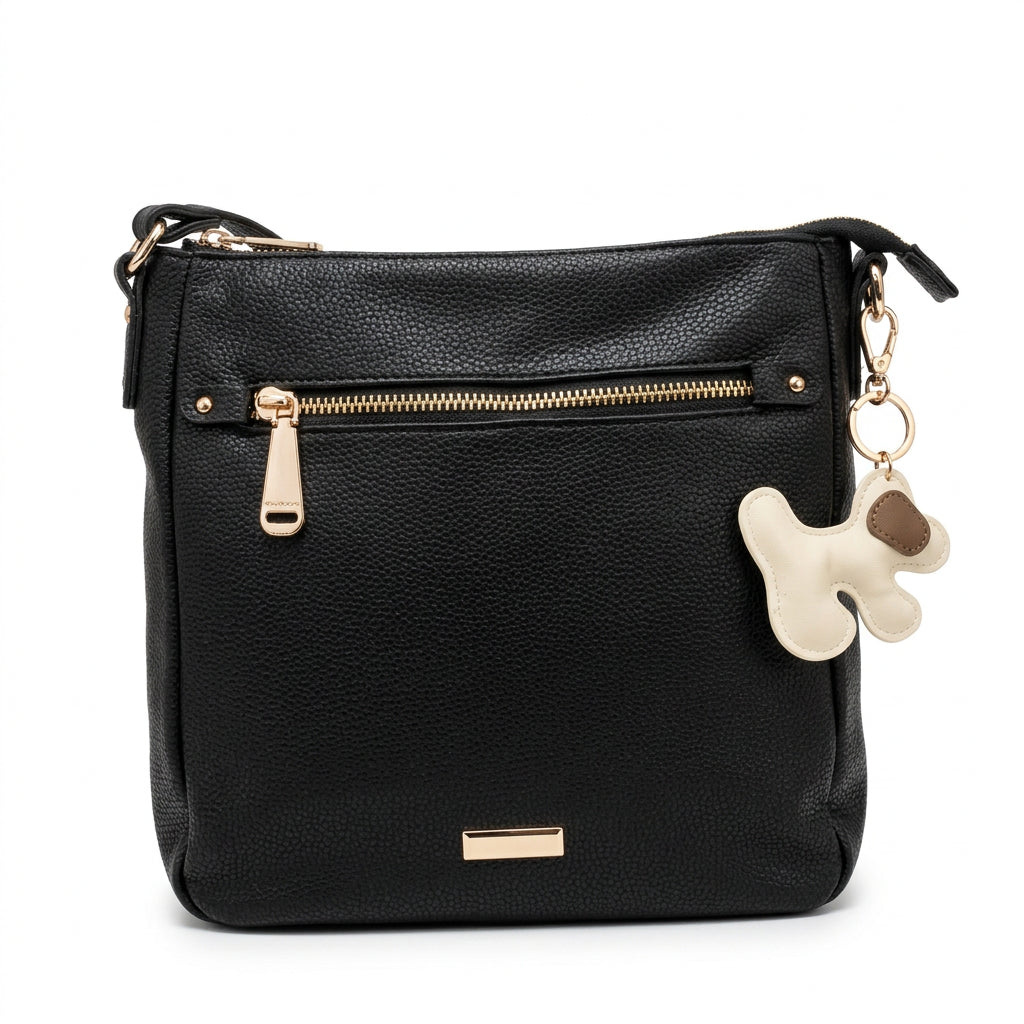 Fern N/S Crossbody Bag Black