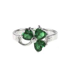 Sterling Silver Shamrock Ring