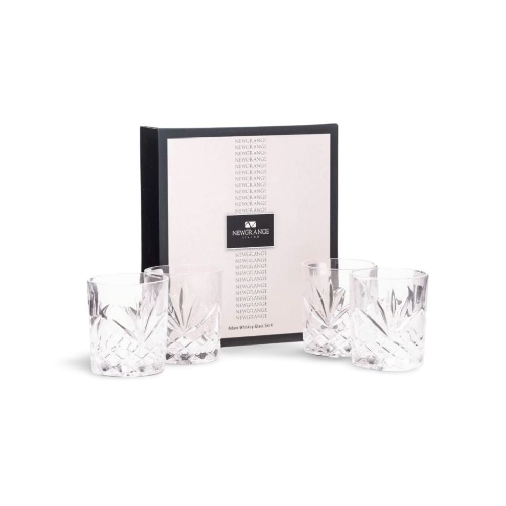 Newgrange Adare Whiskey Glasses Set 4