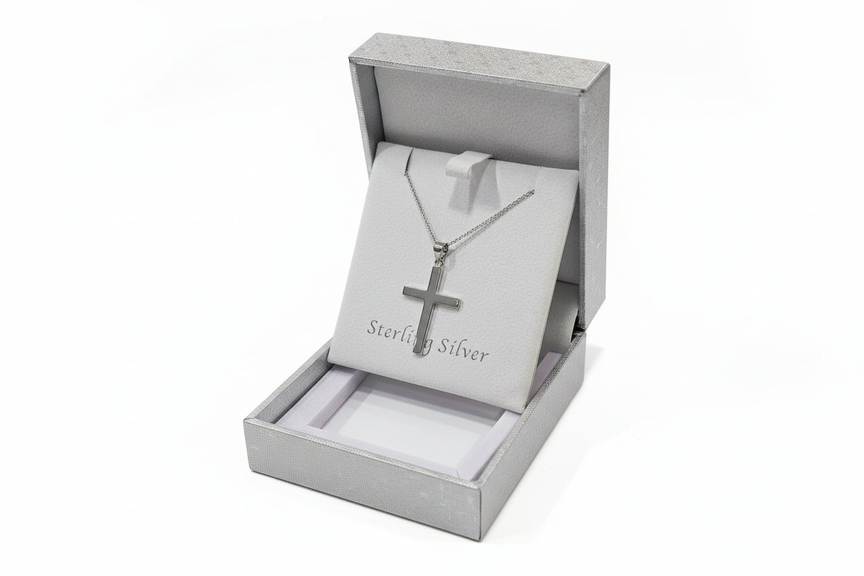 Cristallo Sterling Silver Cross