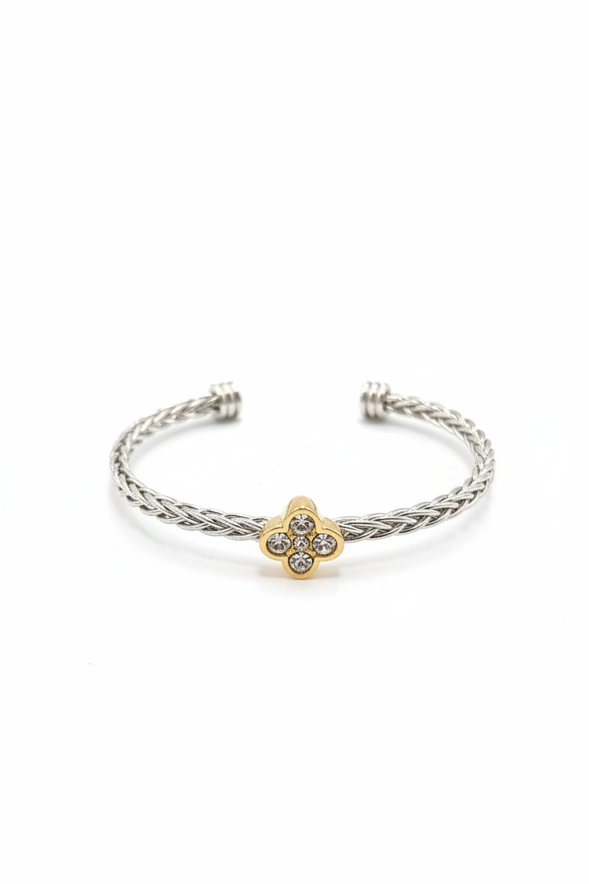 Gold & silver Bangle