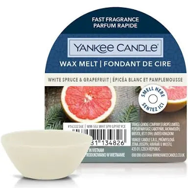 Yankee White Spruce & Grapefruit Wax Melt