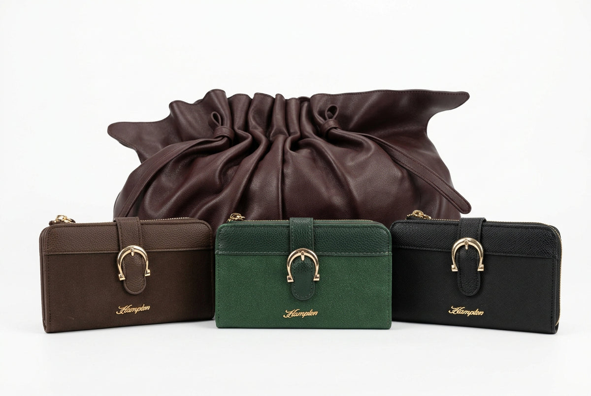 Blossom 15cm Buckle Fastener Green or Brown or Black
