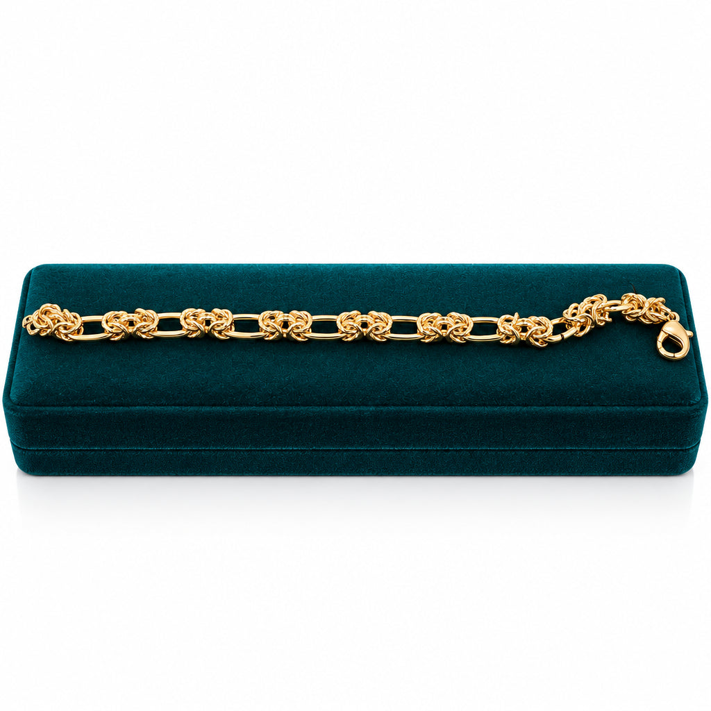 Goldplated knot braclet