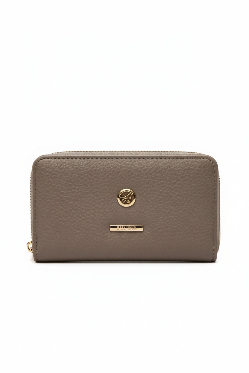 Hampton Iris Zip Around Purse Taupe