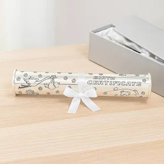 Silverplated Birth Cert Holder
