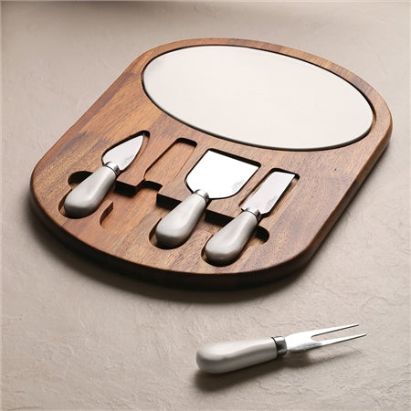 Newbridge Ceramic and Wood Cheese Board