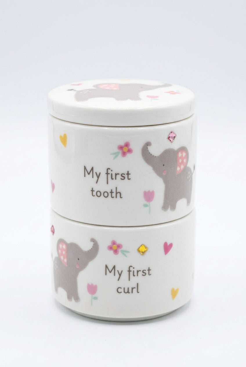 Baby Girl First Tooth & Curl