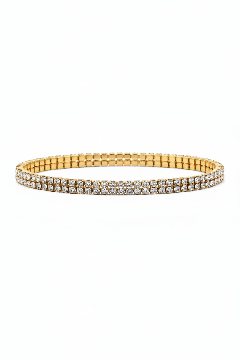 Gold delmonte slider Bracelet