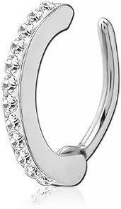 Equillibrium Silverplated Clip on Hoop