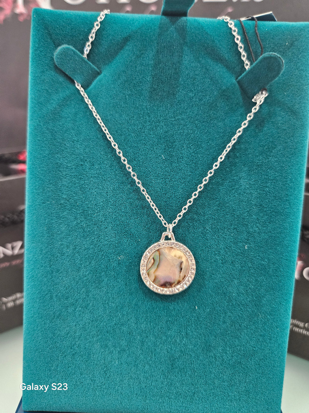 Silverplated necklace