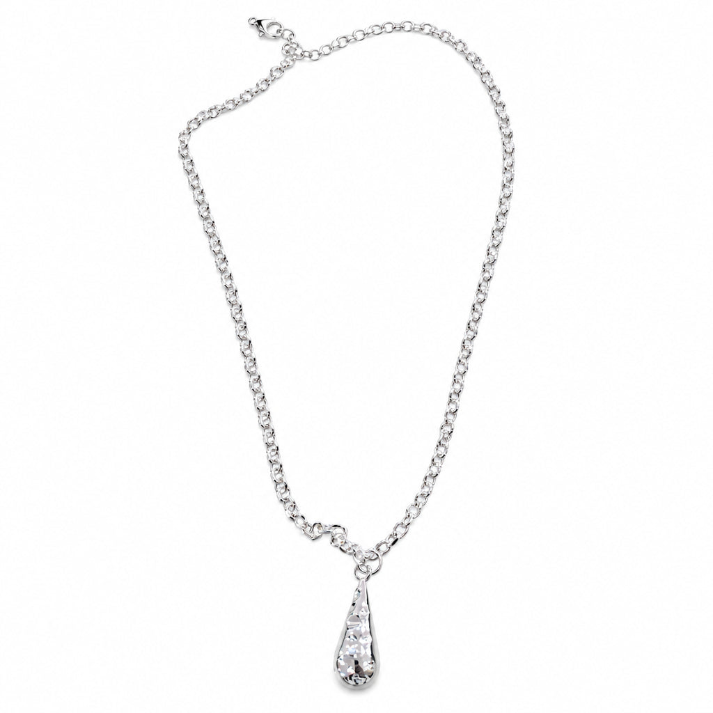 Long Silverplated Pendant
