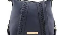 Hamptan Navy Florence Cross Body Bag