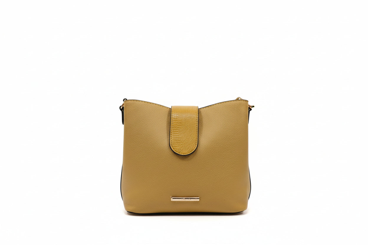 Hampton Poppy Medium Bucket Bag Yellow