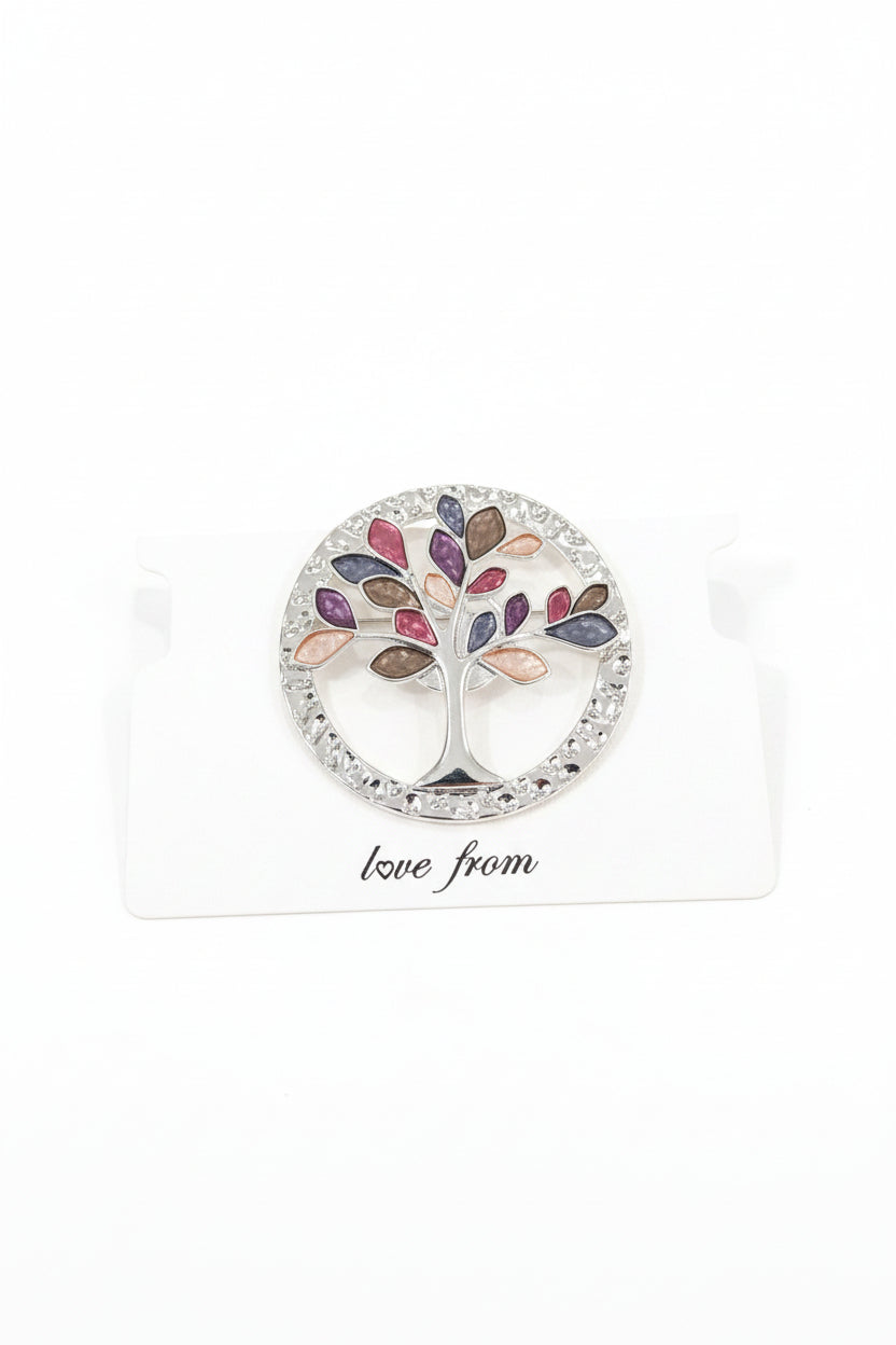 Magnetic Tree Of Life Brooch