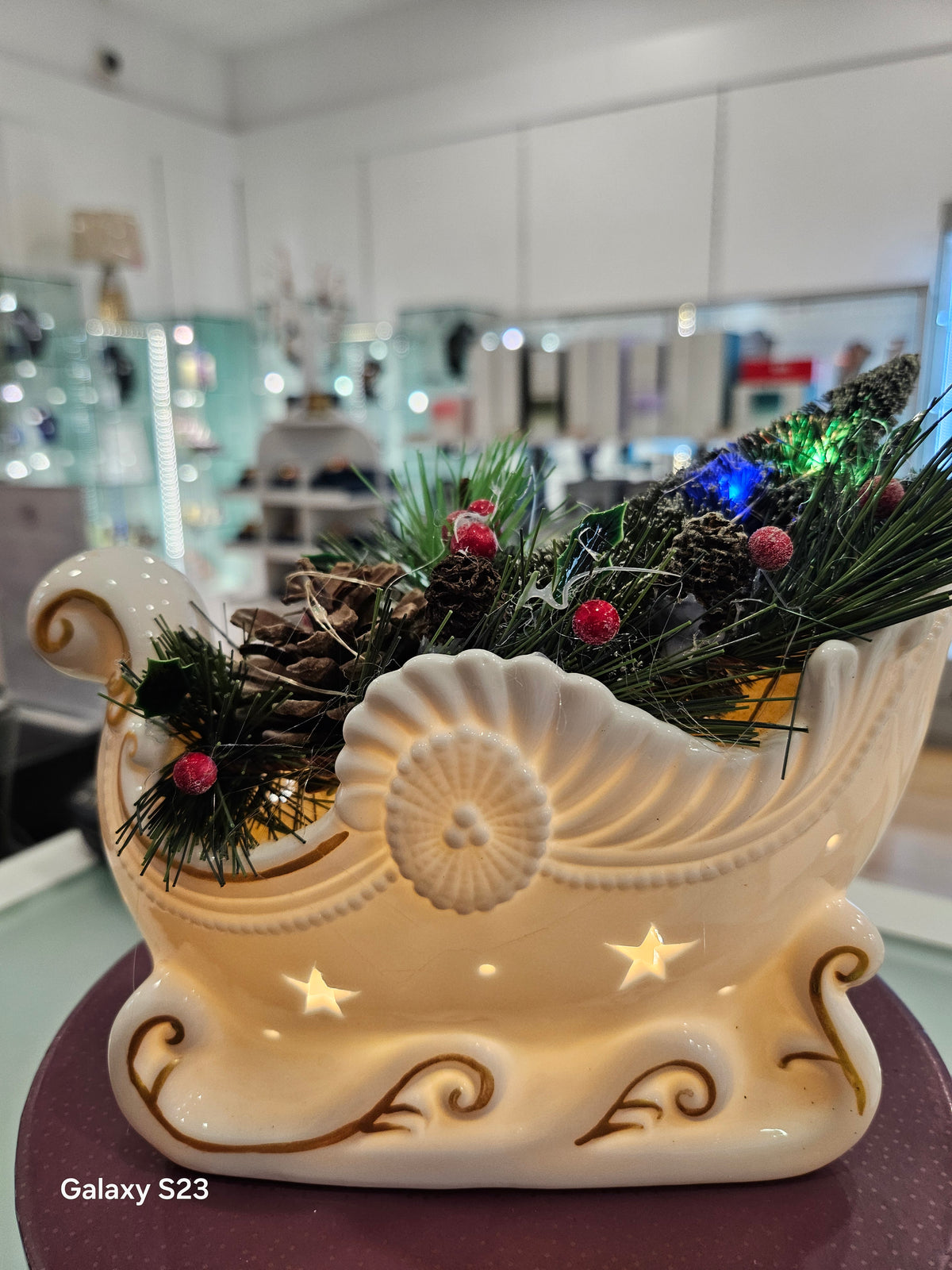 Porcelain Sled with LED