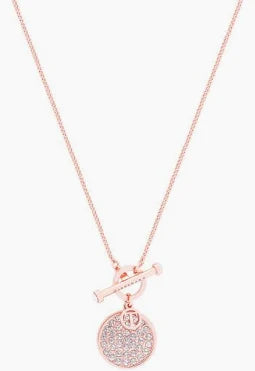 Tipperary T-Bar Rose Gold crystal Circular Set