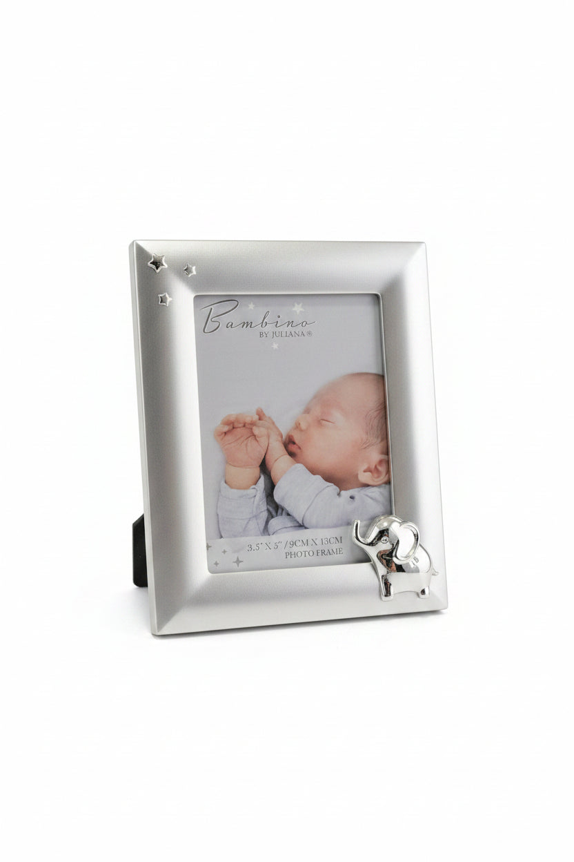 Bambino Silverplated Elephant Photo Frame 4x6