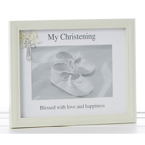 Christening Cross Frame 6×4