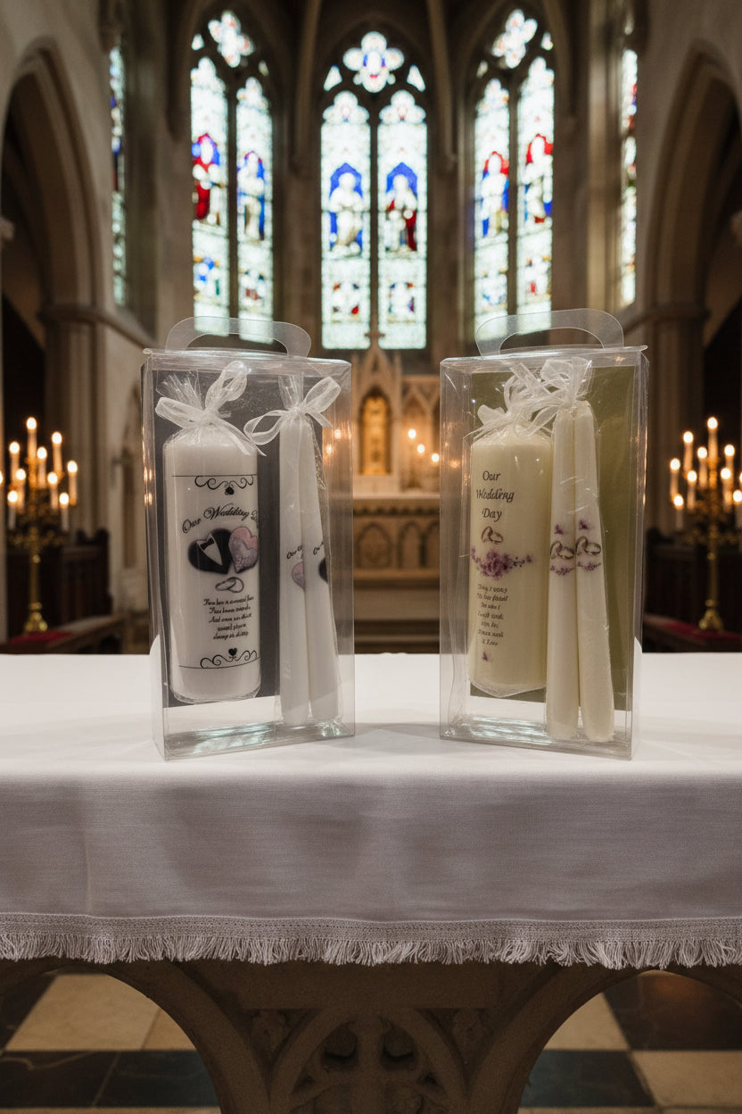 Wedding Candle 3 Candle Set