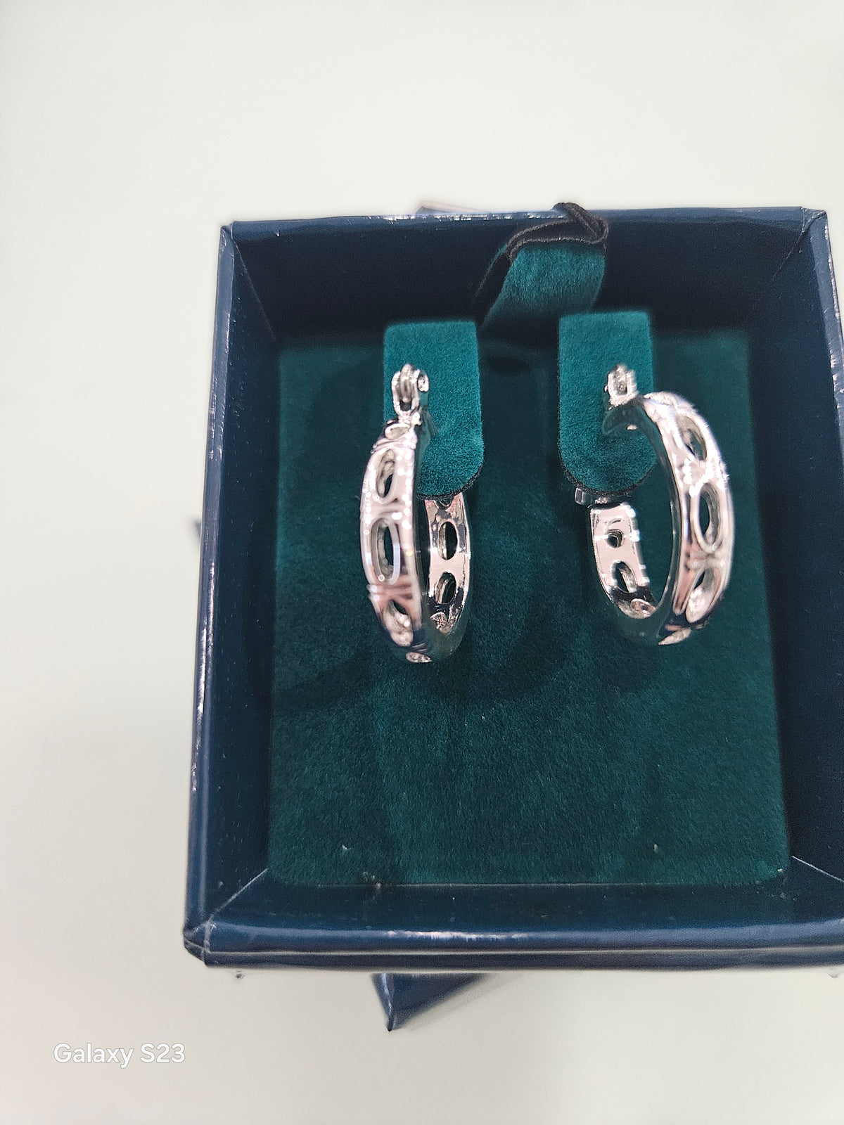 Silverplated Hoop Earrings