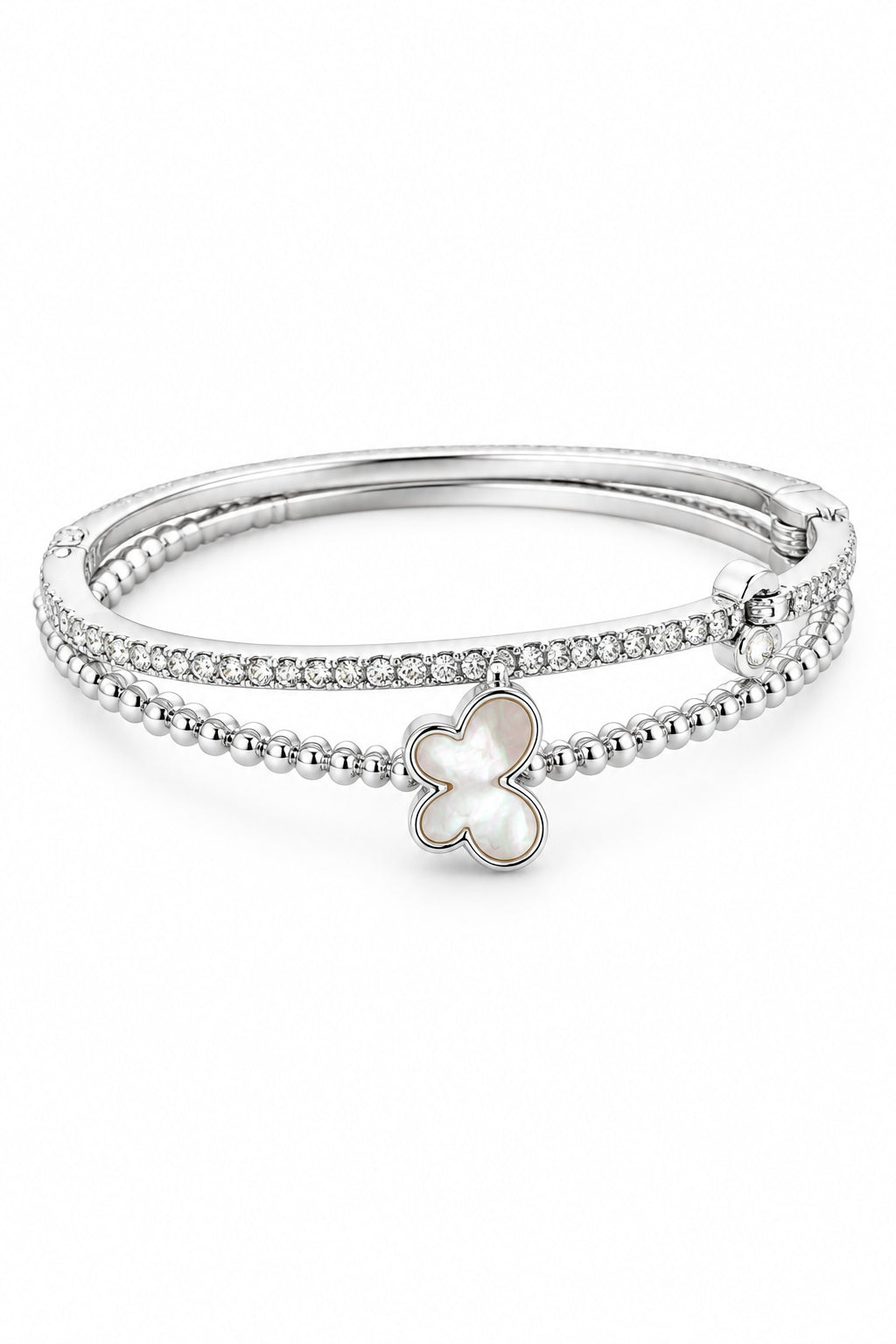 Butterfly Silverplated bangle