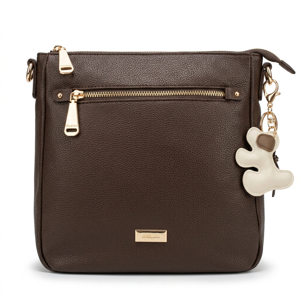 Fern N/S Crossbody Bag Brown