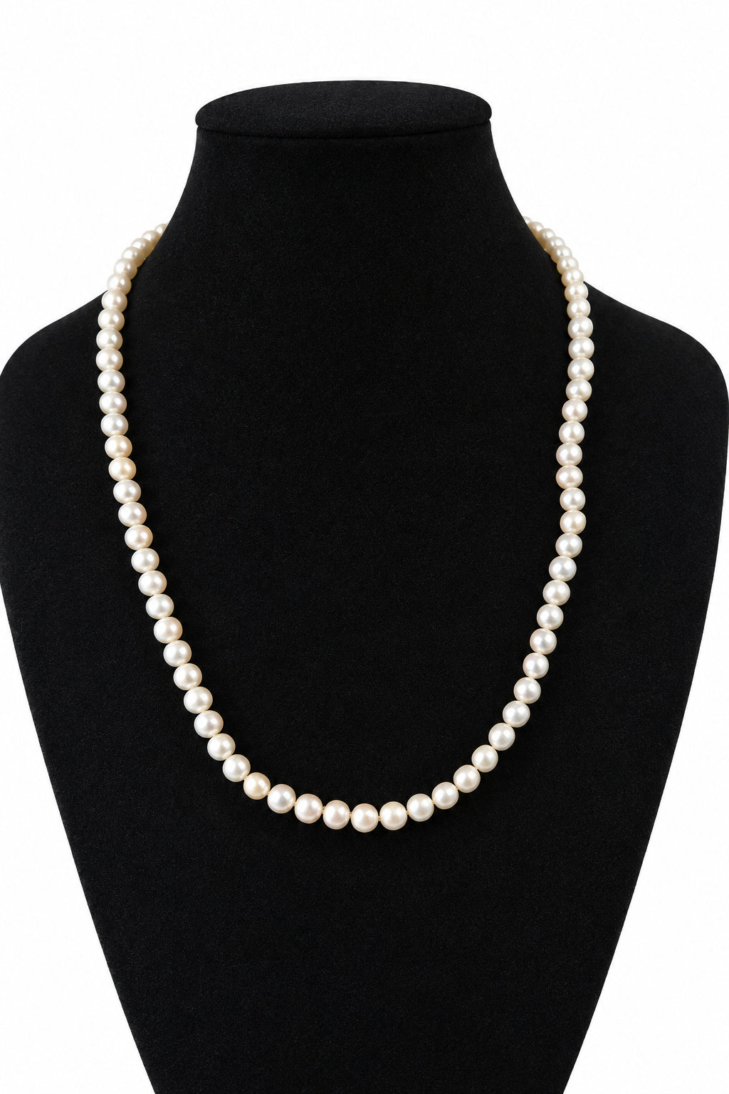 Sterling Silver A Potato 4/4.5mm Fresh Water Pearl Necklace