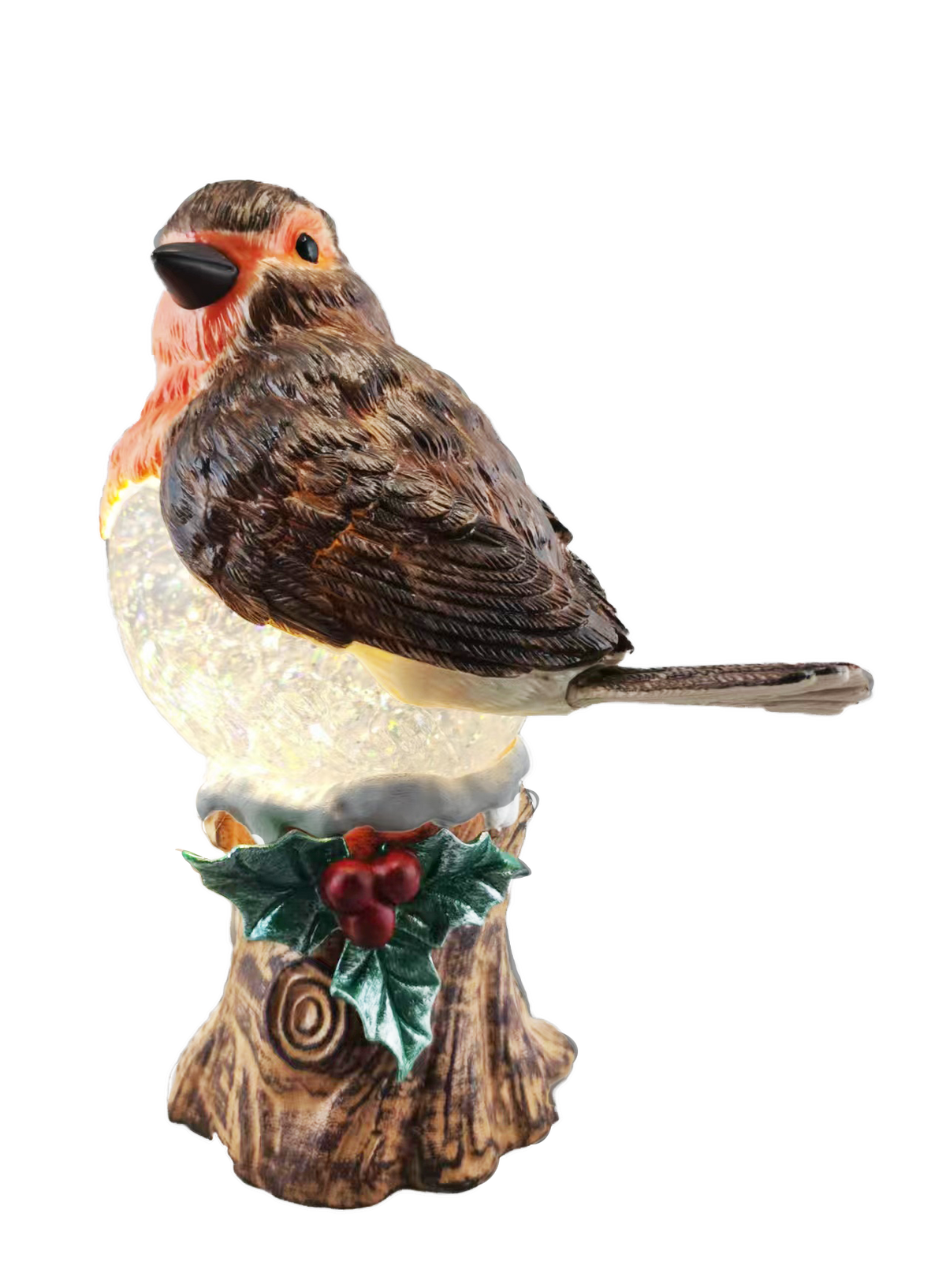 Water Spinner Robin with Warm White LED