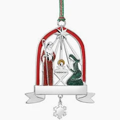 Newbridge Nativity with Star Christmas Tree Decoration
