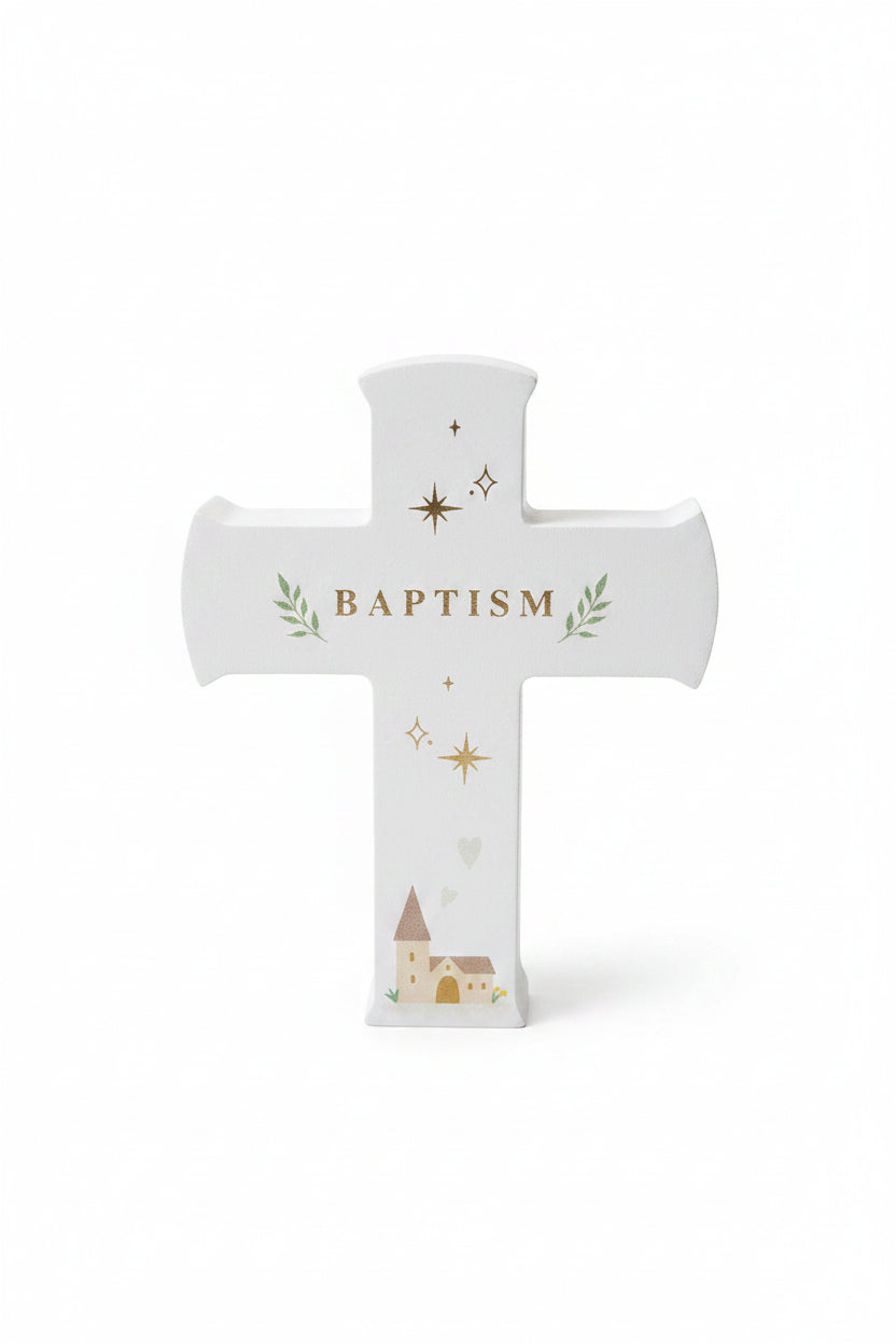 Baptism Mantel Plaque