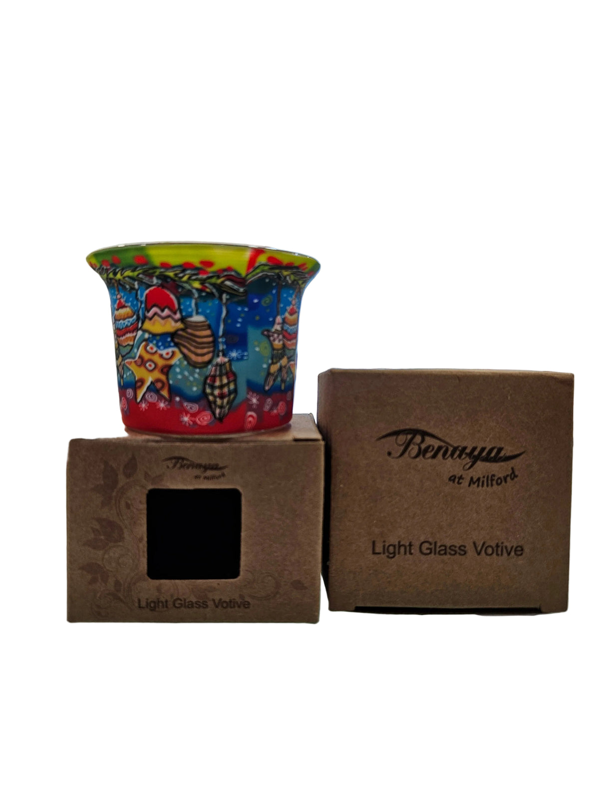 Light glass motive/ Christmas tealight
