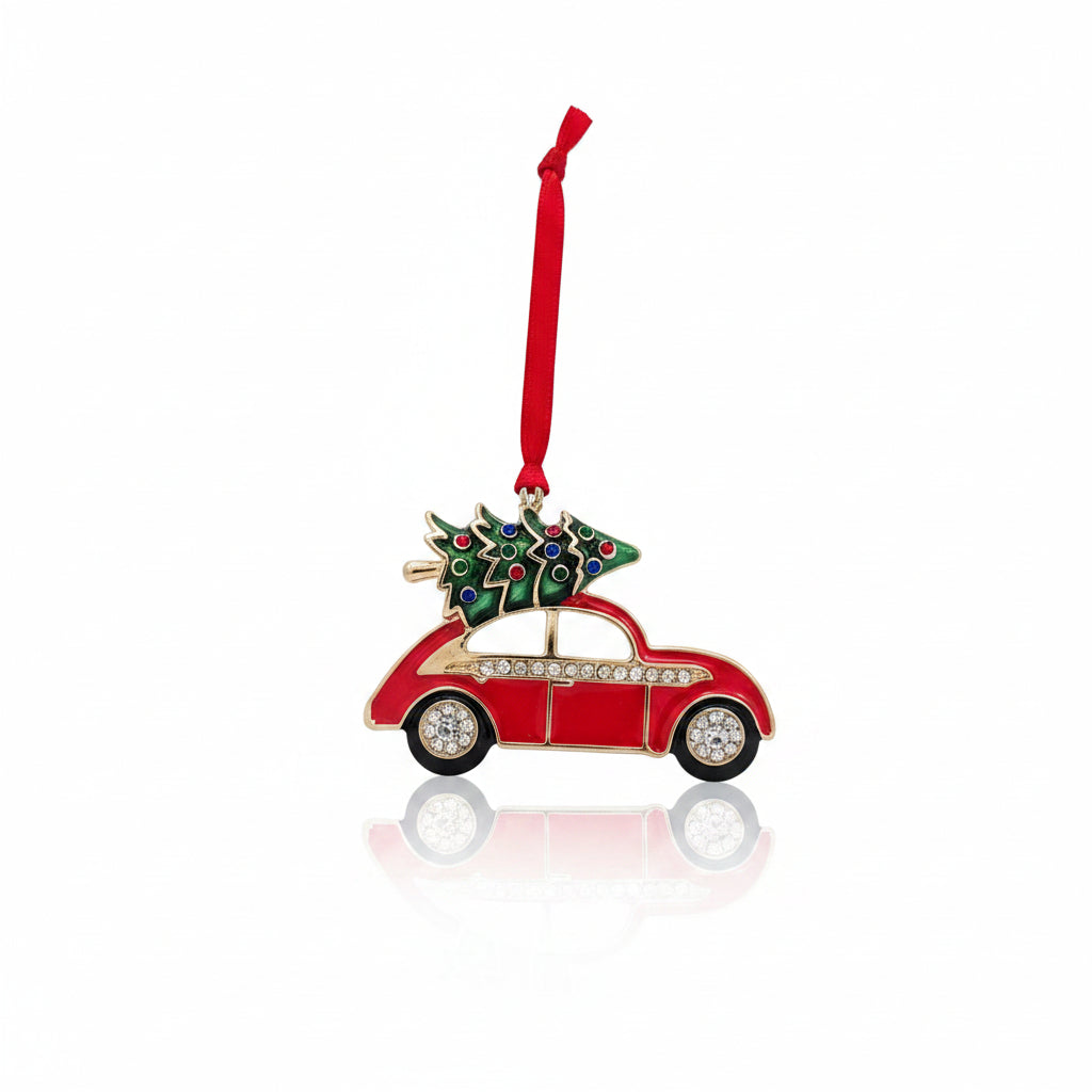 Car with Tree Christmas Tree Decoration