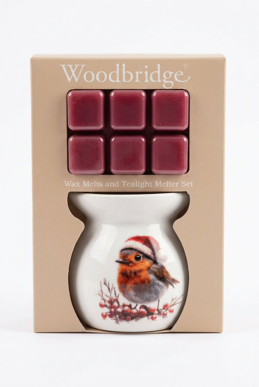 Robin Wax melts, Tealight & Melter Set