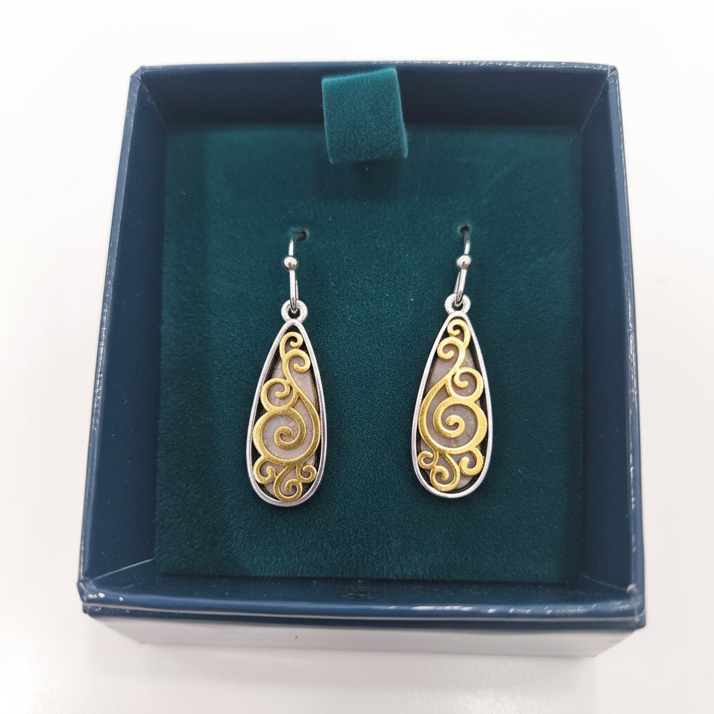 Long Celtic Design Earrings