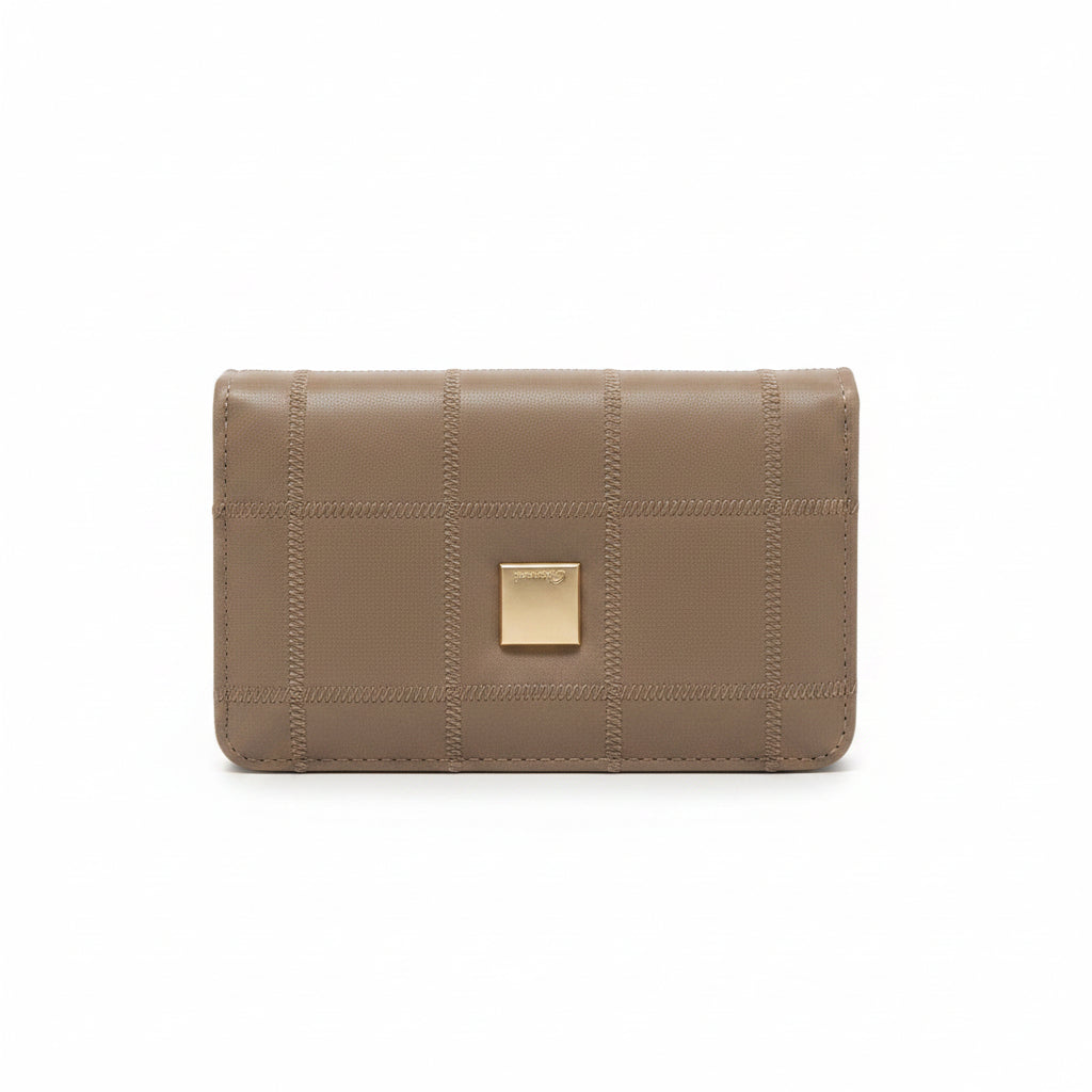 Gianni Jet Zip & Side Button Taupe