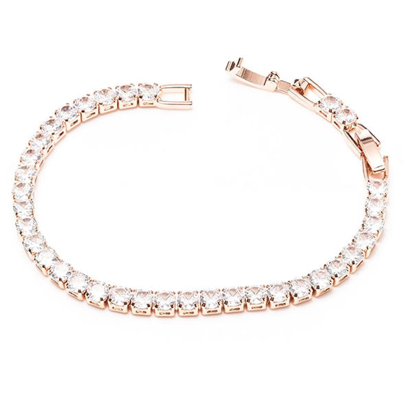 Newgrange Rosegold Tennis Diamond Bracelet