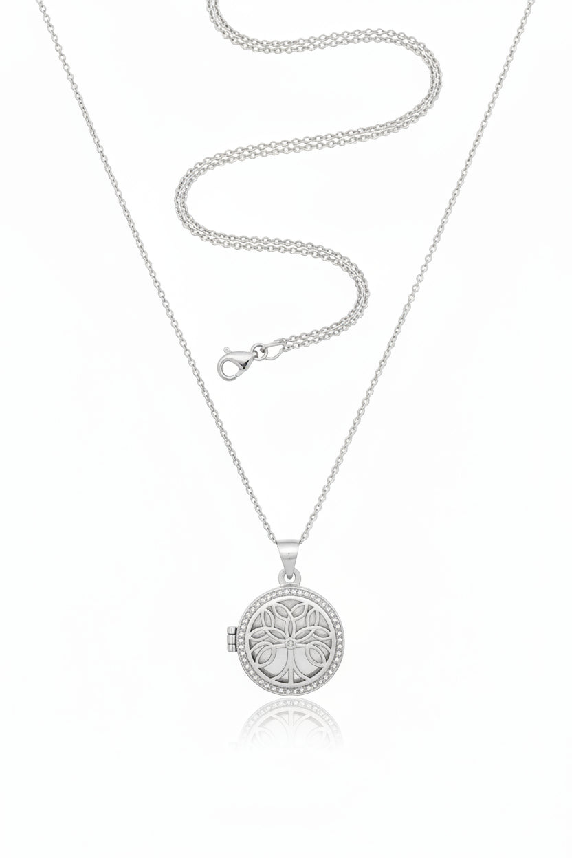 Sterling Silver tree of life locket