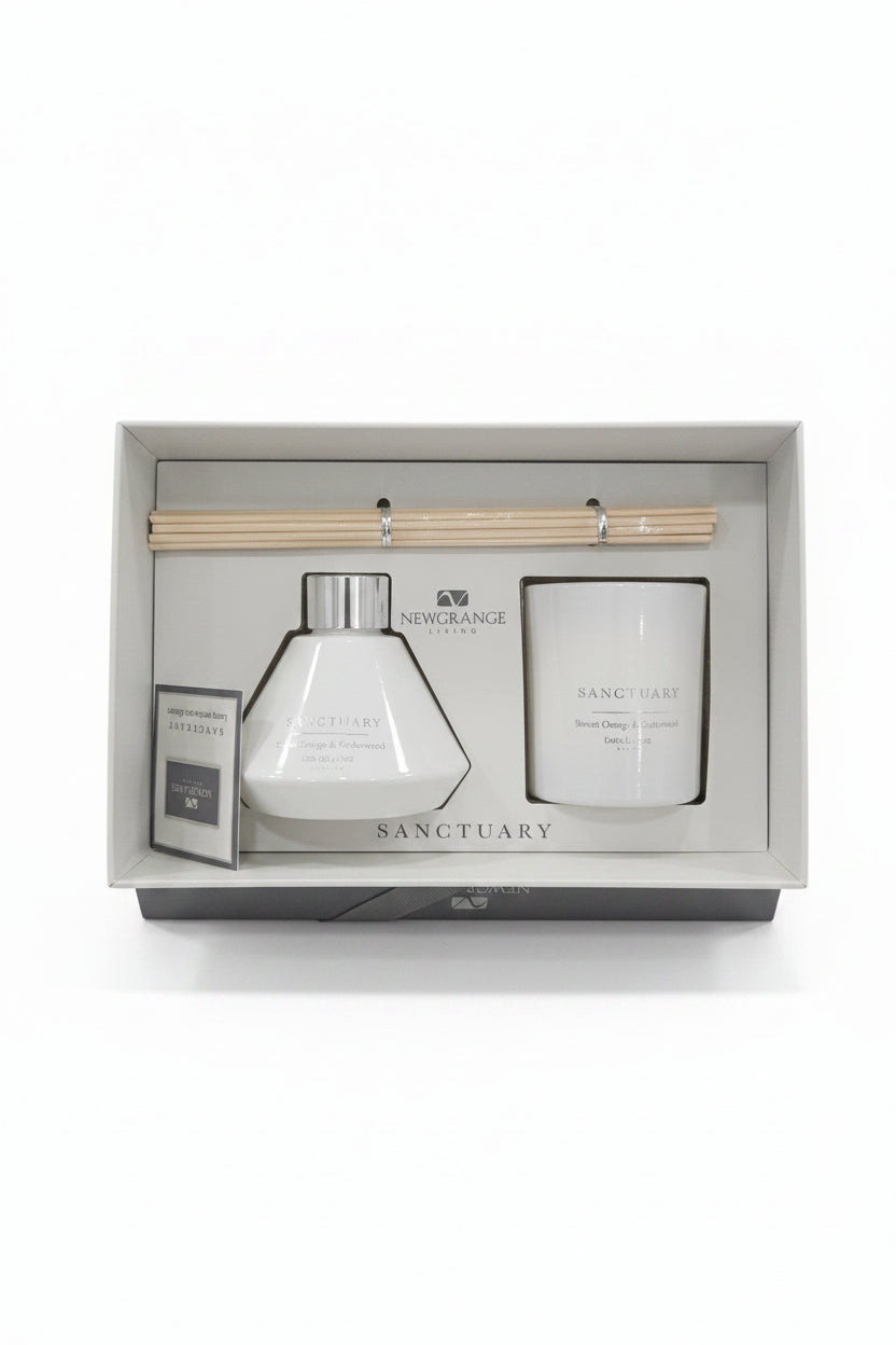 Sweet orange & cedarwood candle & Diffuser set