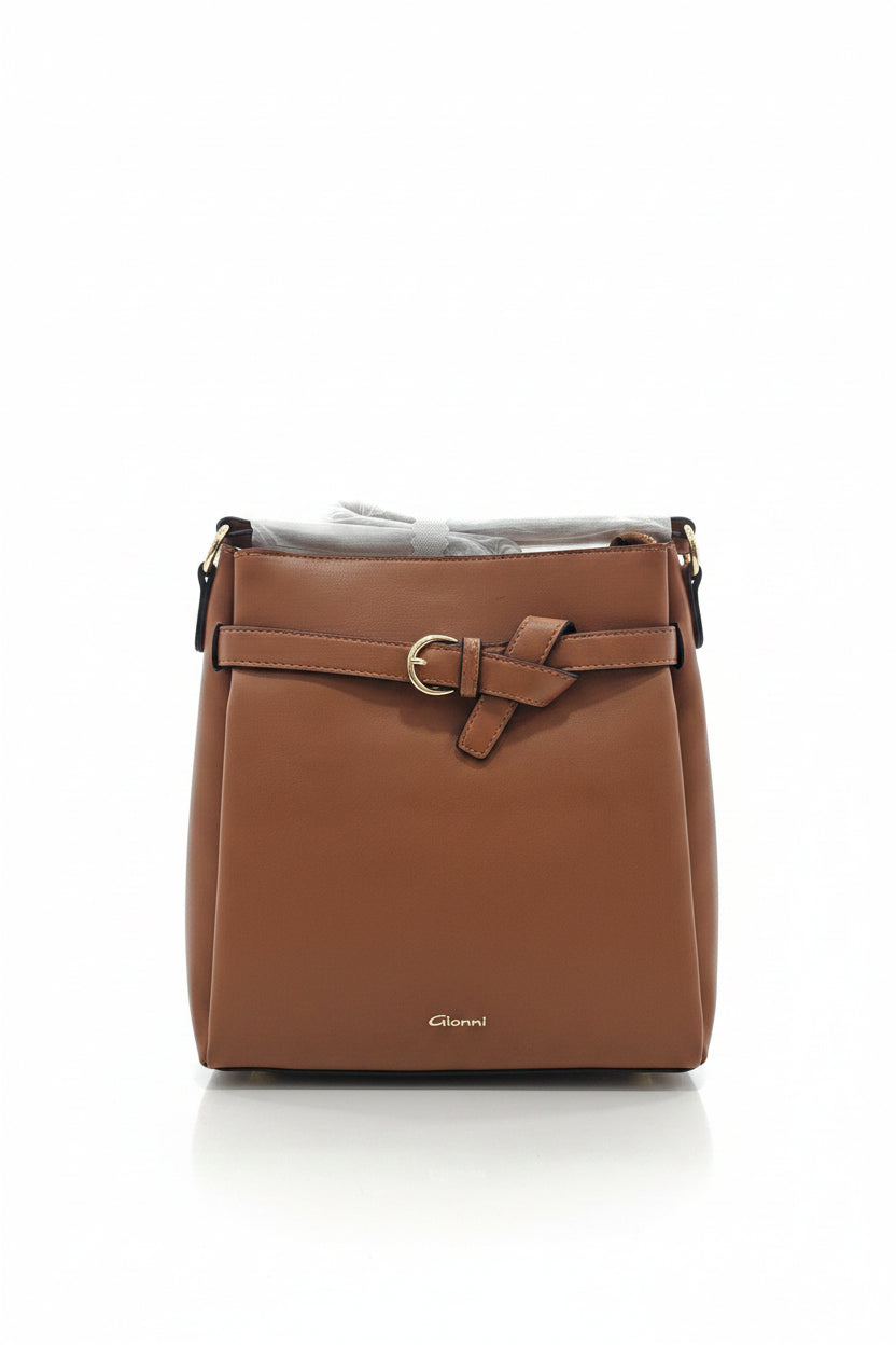 Tan crossbody bag