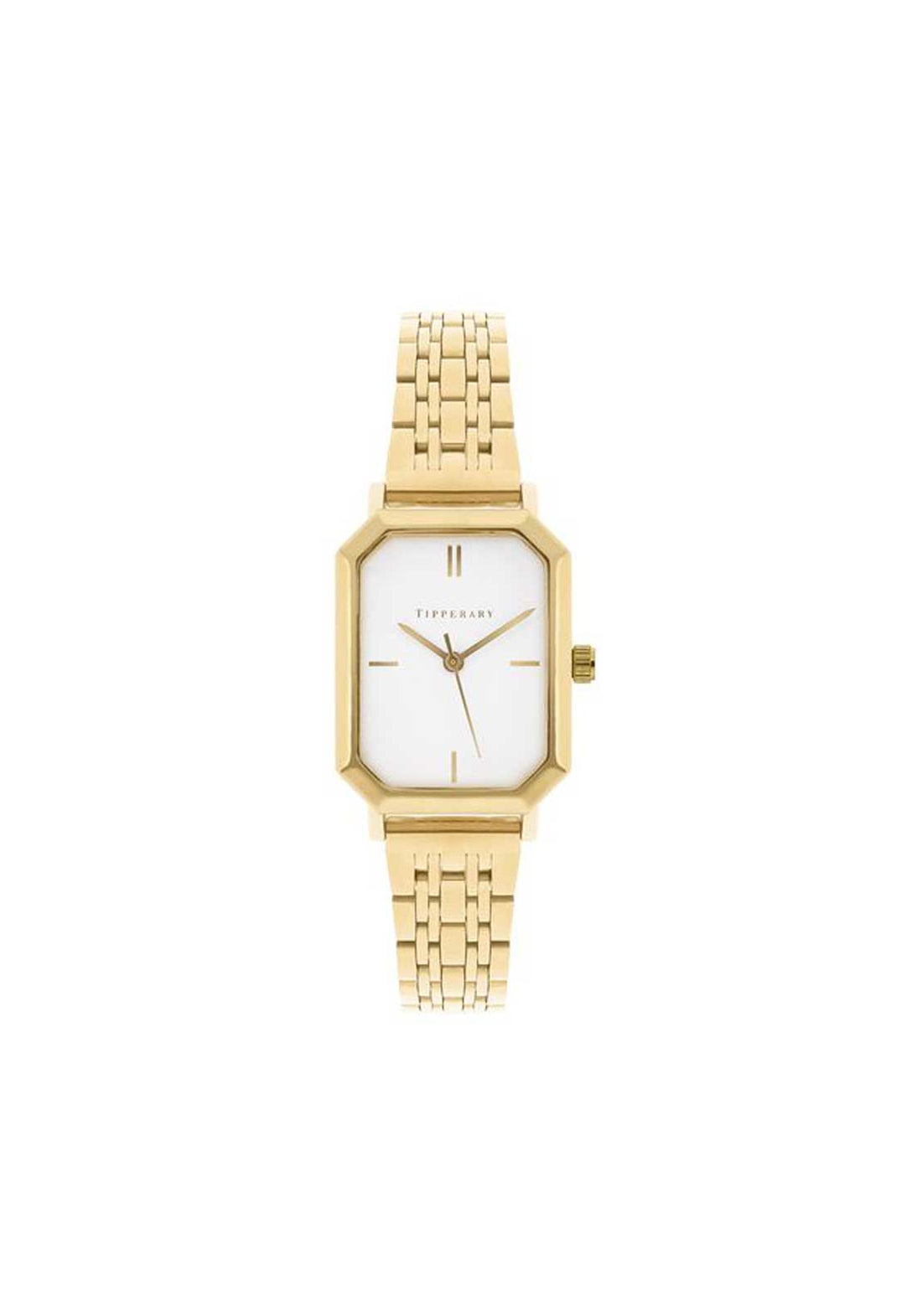 Tipperary Crystal Octagon Face Gold Watch