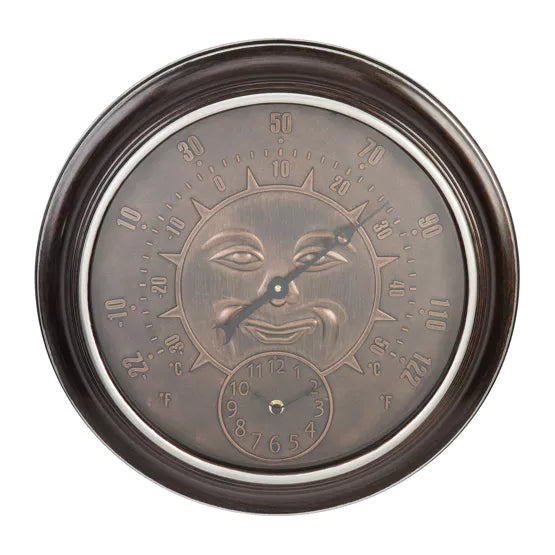 Living Wall Clock & Thermometers