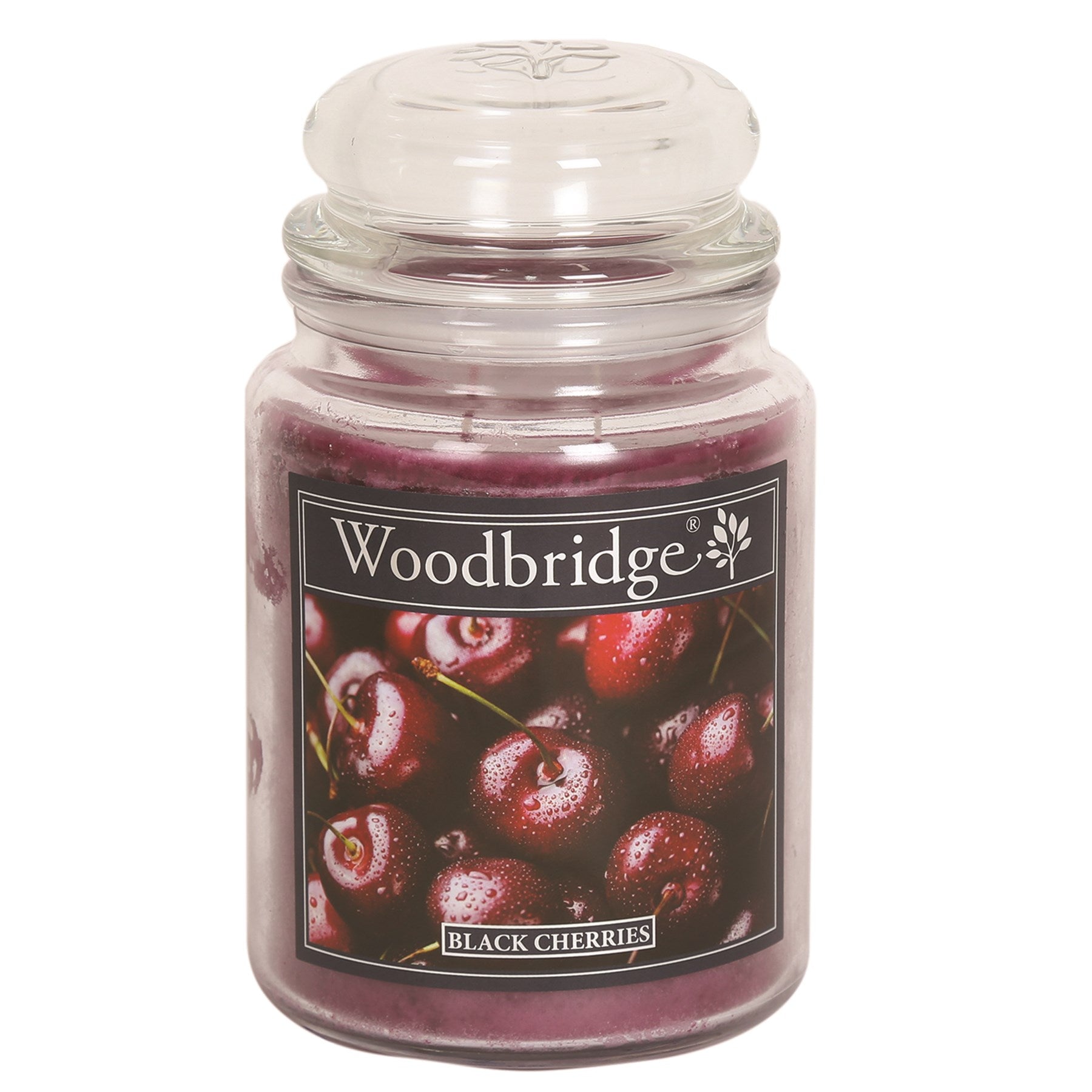 Woodbridge Candle Black Cherries Large Jar